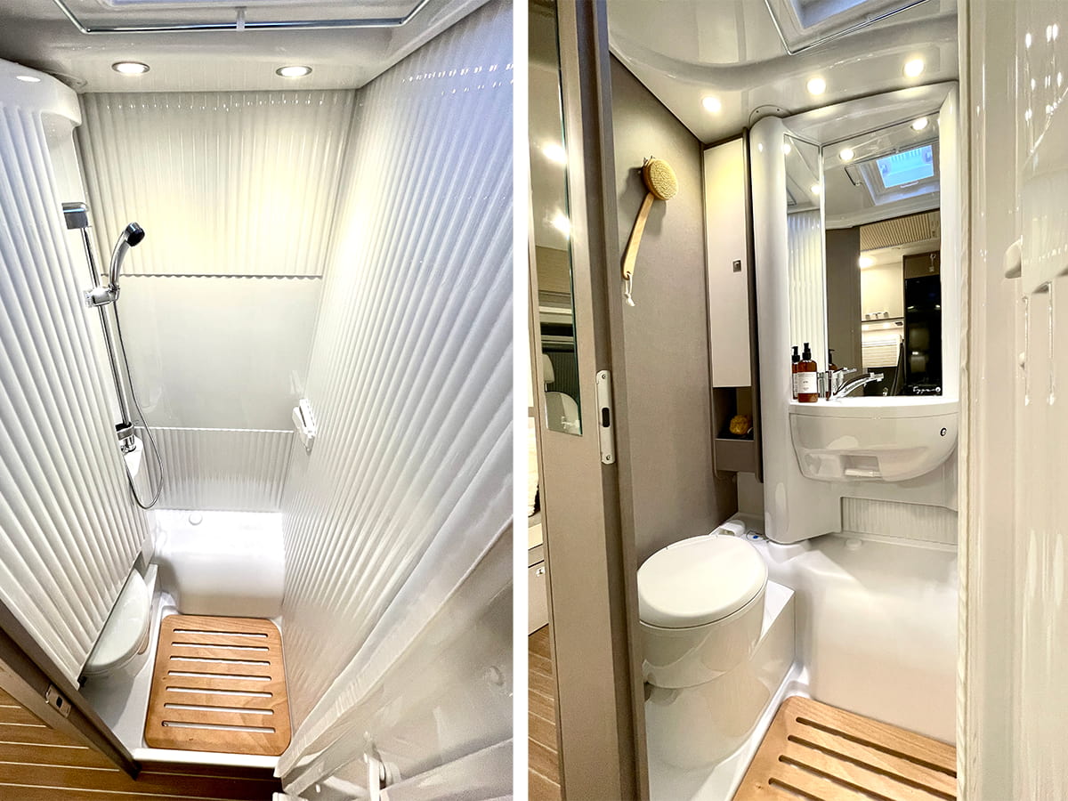 Badezimmer im Wohnmobil