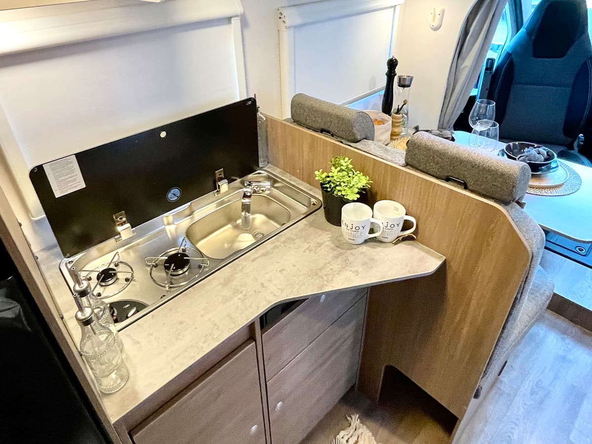 Küche im Wohnmobil