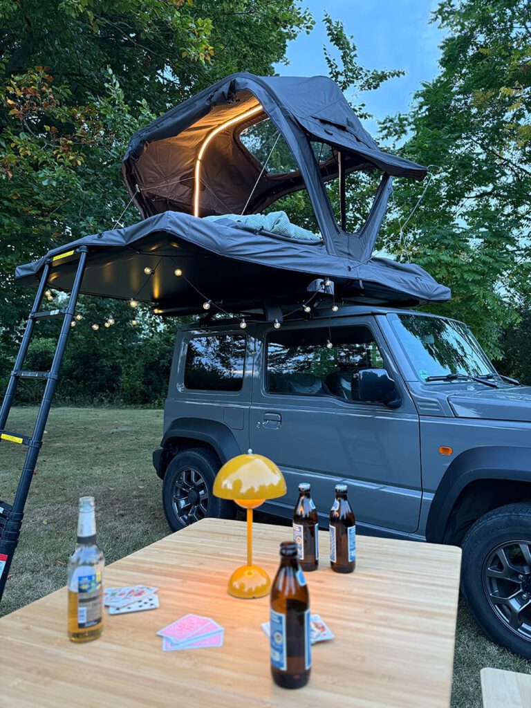 Dachzelt im Panoramamodus