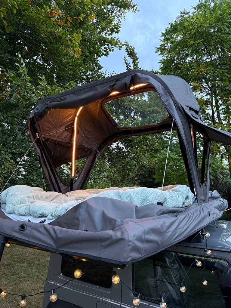 Dachzelt im Panoramamodus